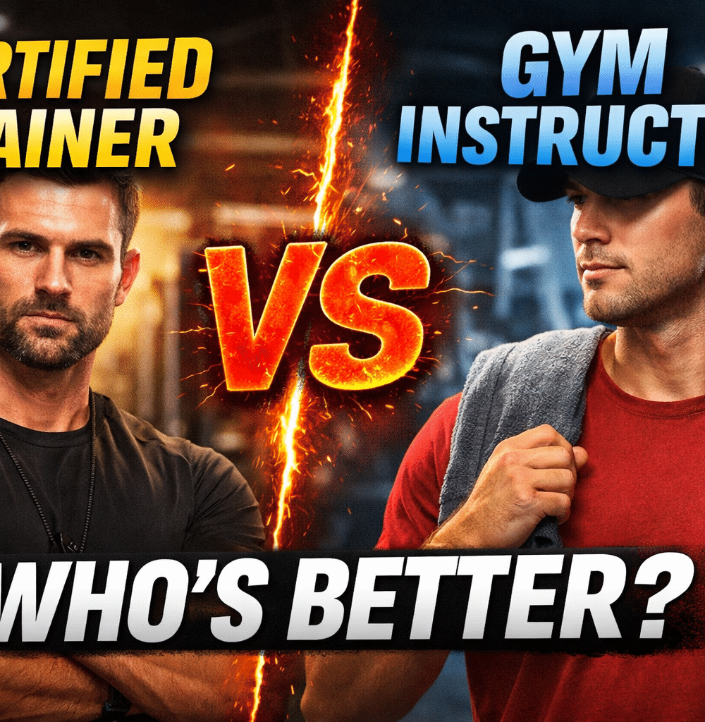 Certified personal trainer coaching a client at MODE Gym