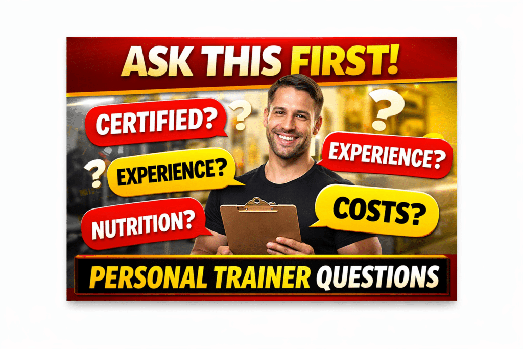 Questions to ask a personal trainer before signing up