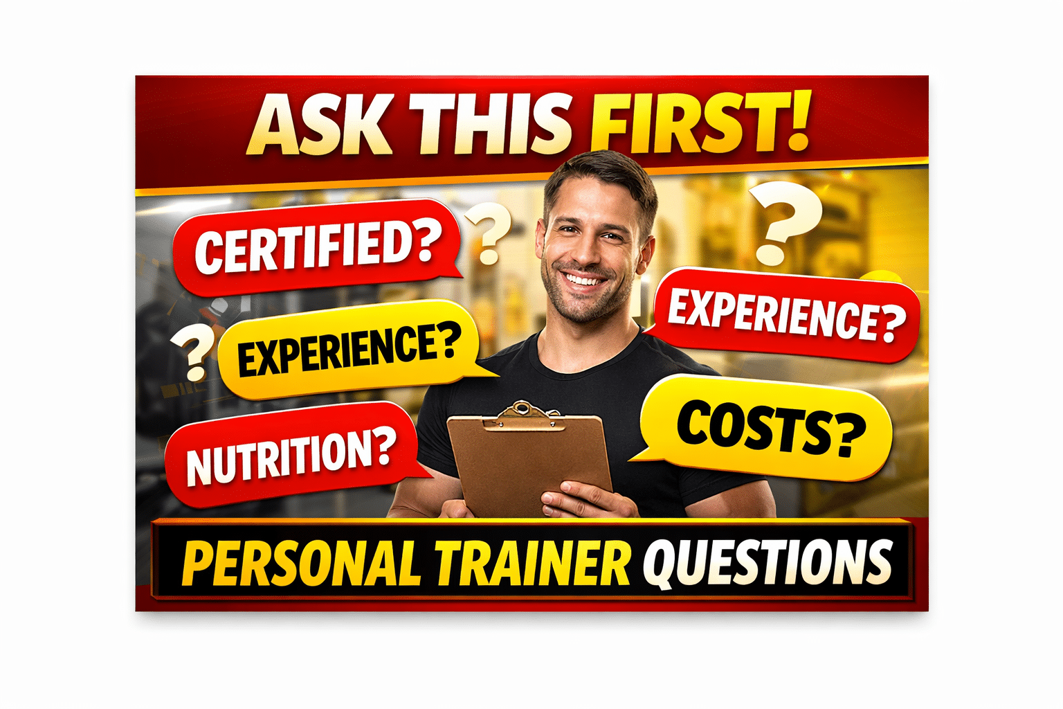Questions to ask a personal trainer before signing up